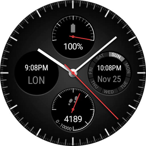 icon Wear Chronograph Watch Face